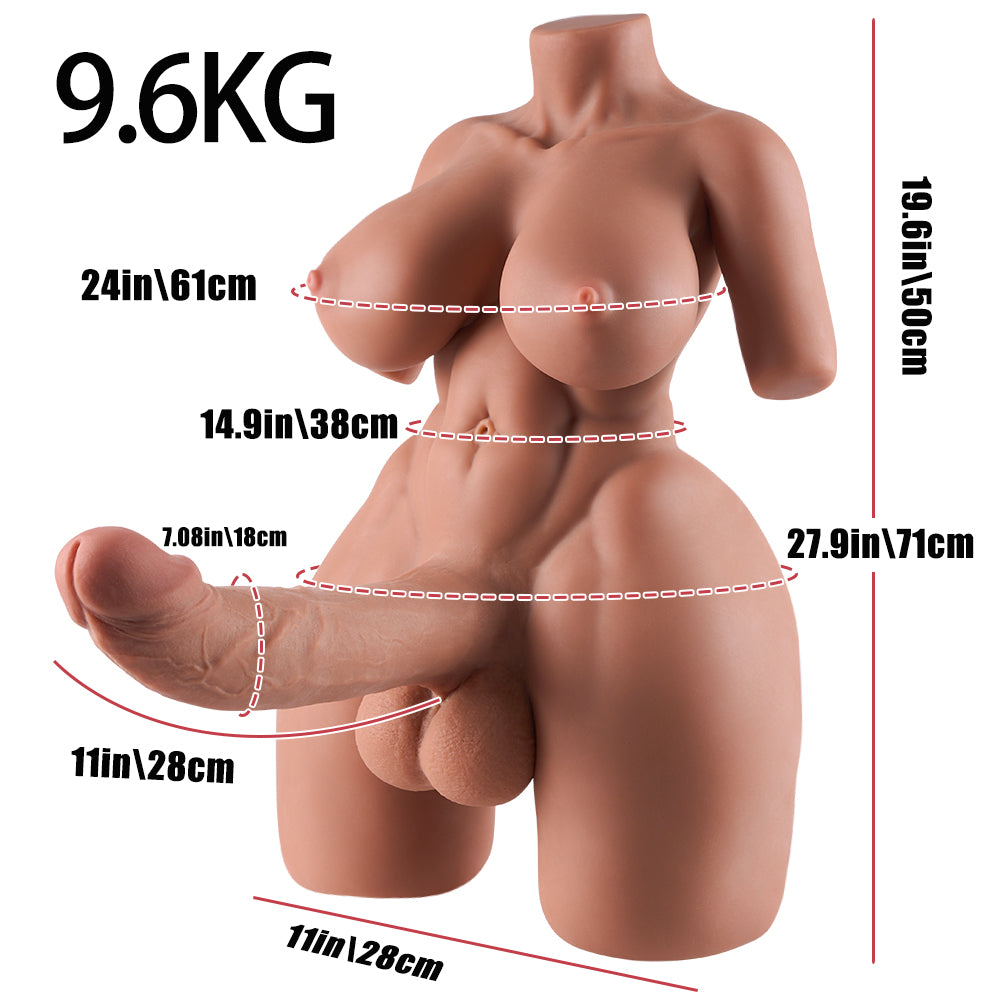 Image of Vale:Futanari Hentai Sex Doll Torso Masturbator Big Penis